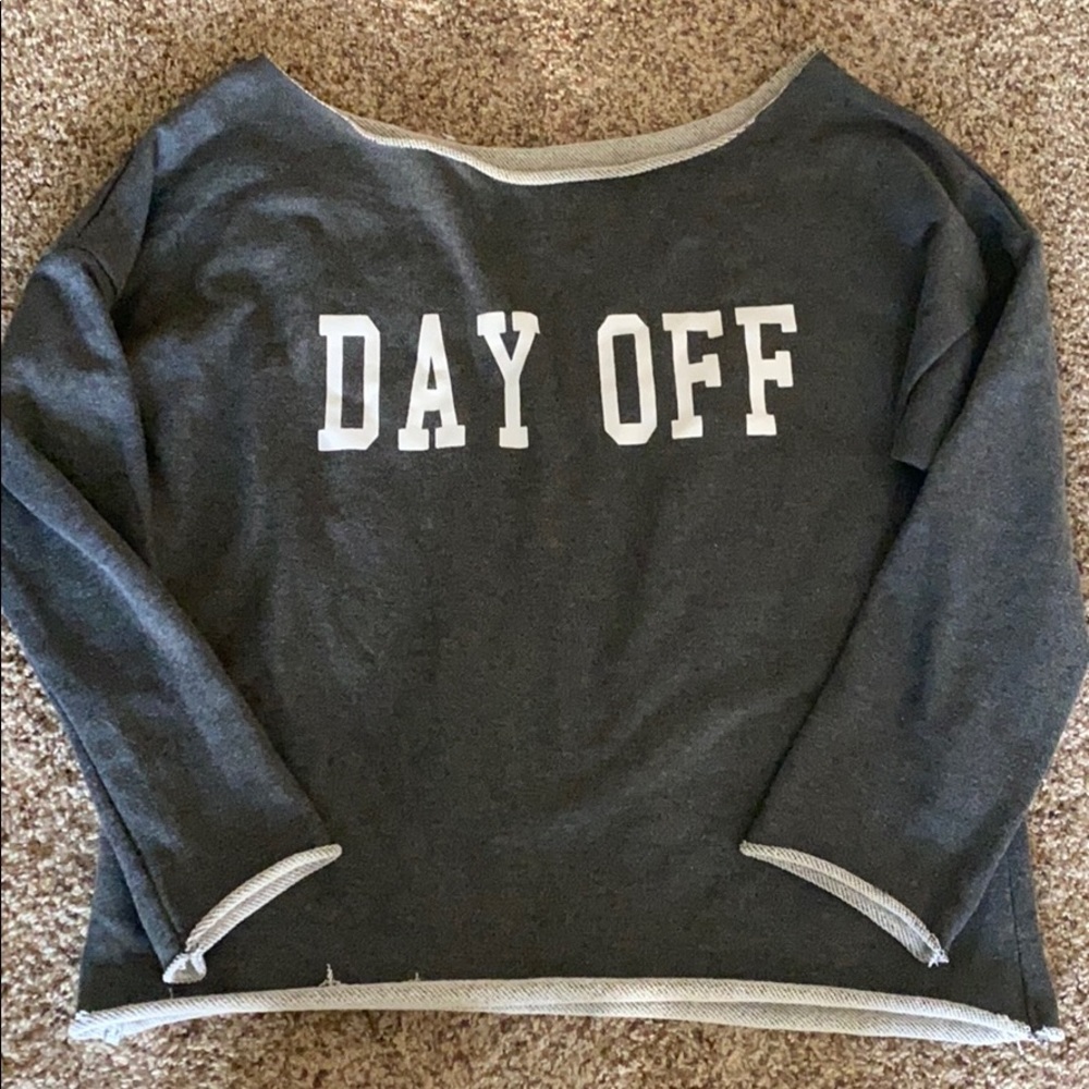 Day off soft crew hoodie